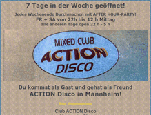 Tablet Screenshot of club-action-disco.de